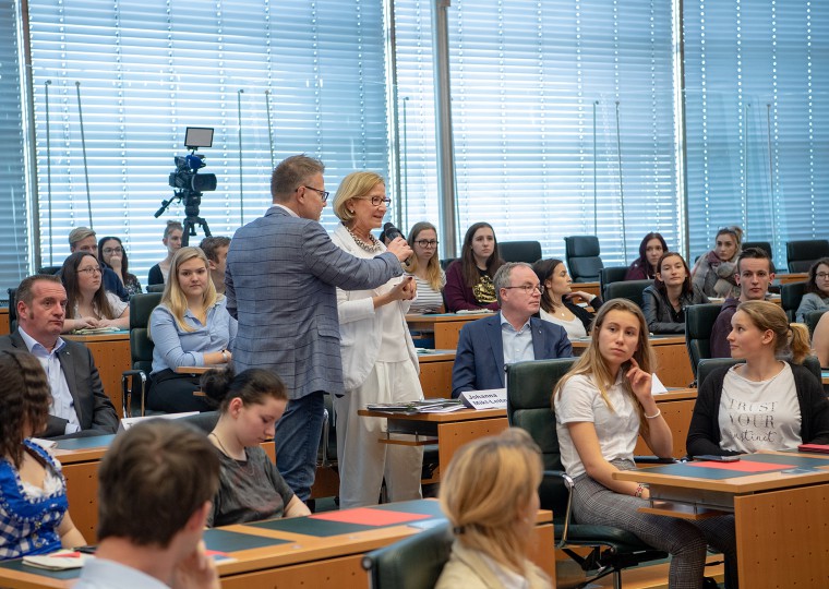 Impressionen von der NÖ Jugendklimakonferenz 2019