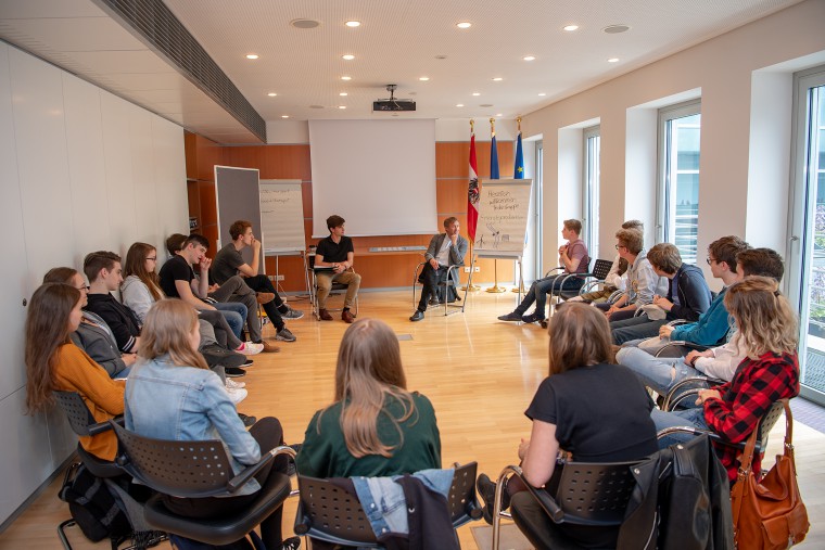 Impressionen von der NÖ Jugendklimakonferenz 2019